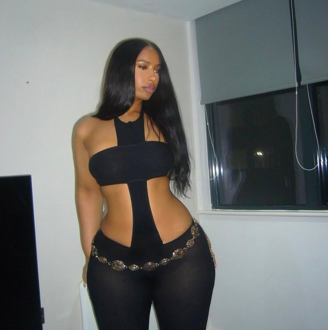 The Latto Laced Cutout Top