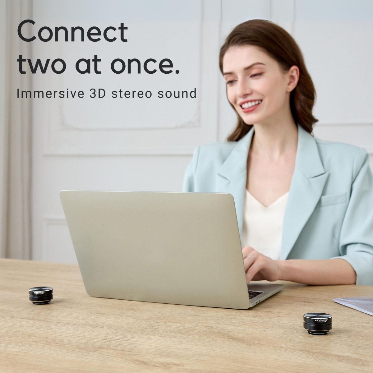 Turn Anything Into A Speaker! Bluetooth, Portable, Vibration-Powered Sound - Anything Speaker