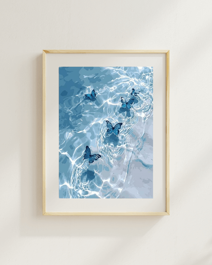 The Blue Butterfly PBN Kit